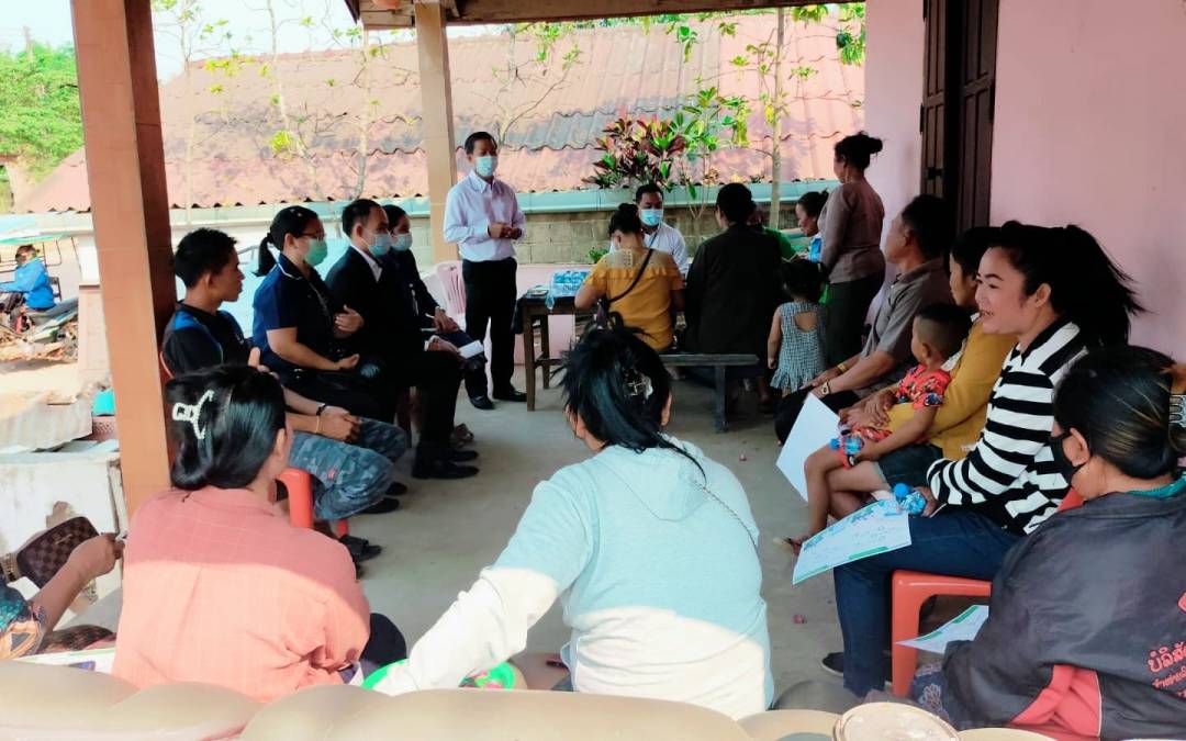 ຜູ້ອຳນວຍການ ສກຈຮ ເອກພັດທະນາ ຢ້ຽມຢາມລູກຄ້າຢູ່ສູນປະຊຸມເມືອງທຸລະຄົມ