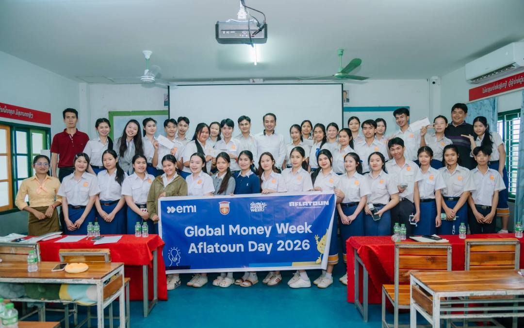 Innovative & Trendy (Best for Social Media/Facebook) Empowering the Next Gen: AI Art & Financial Wisdom with EMI and Homsavan School! 🤖🎨